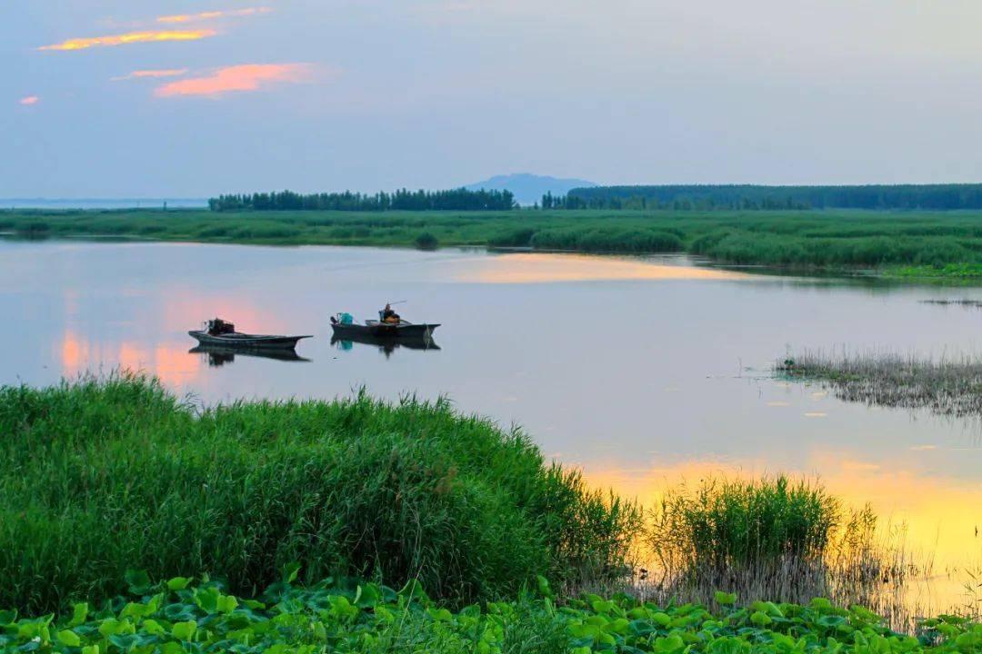 描写东平湖美景图片