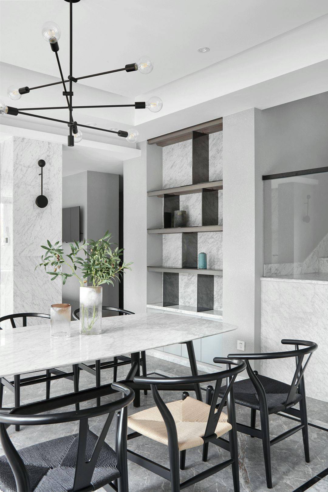 石材家装 | 灰白大理石的品位格调