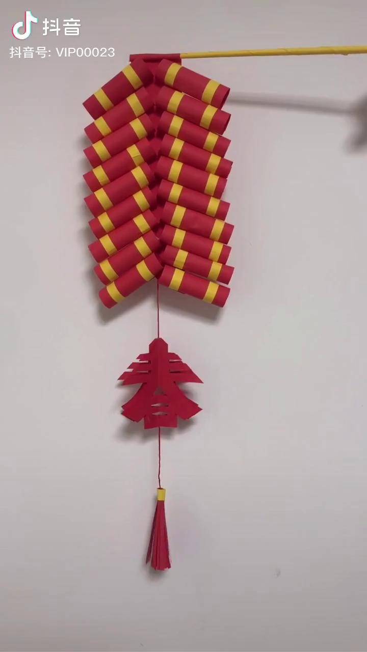看见手艺 亲子手工 幼儿园手工 新年手工 新年挂饰