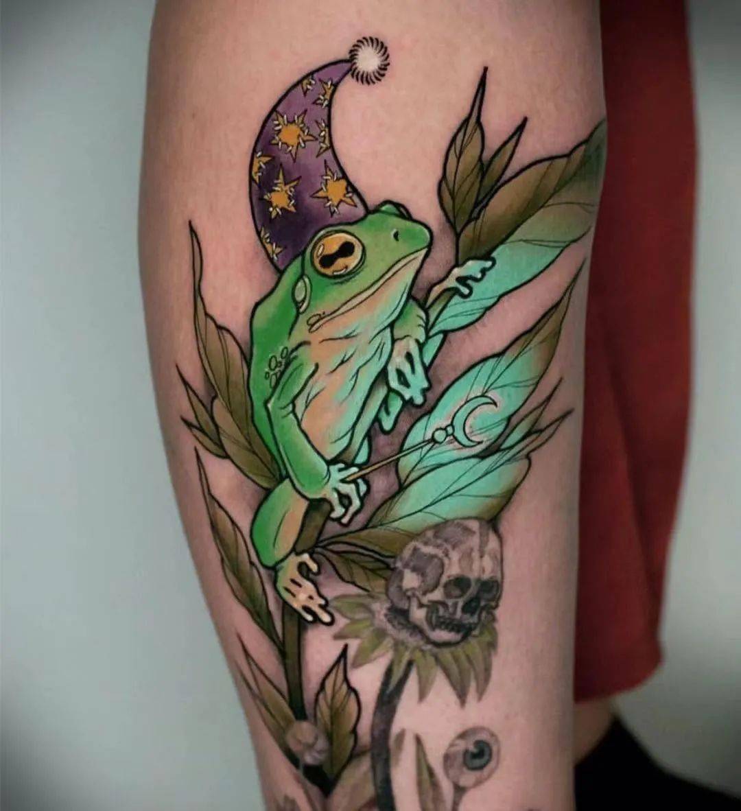呱呱呱的青蛙纹身