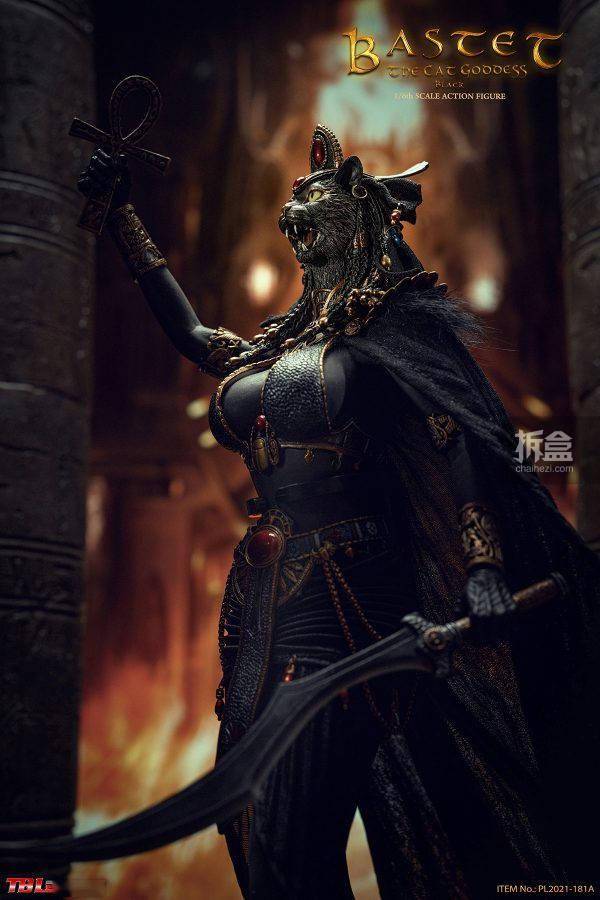 tbleague 1/6 埃及猫神 巴斯泰托 可动人偶 古代兵人_女神