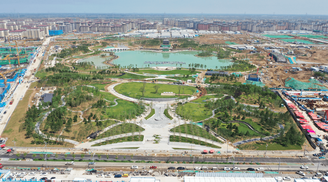 来,我们一起看看新区这个公园的俊模样_博野