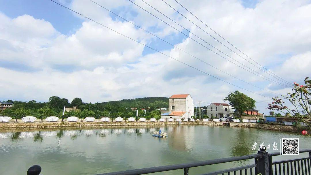 仿佛置身于一幅田园画卷之中走进大悟县河口镇顺山村7月27日下午