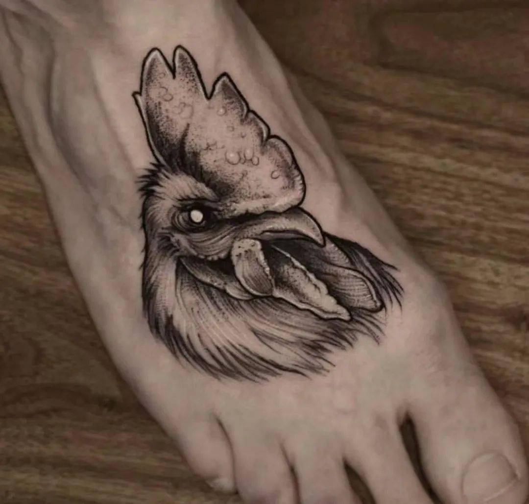 山鸡纹身图案图片