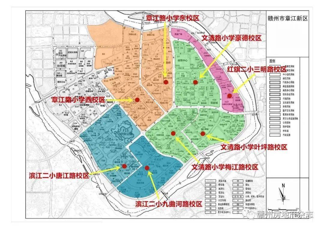 扩散2021章江新区2021小学学区划分曝光附高清大图