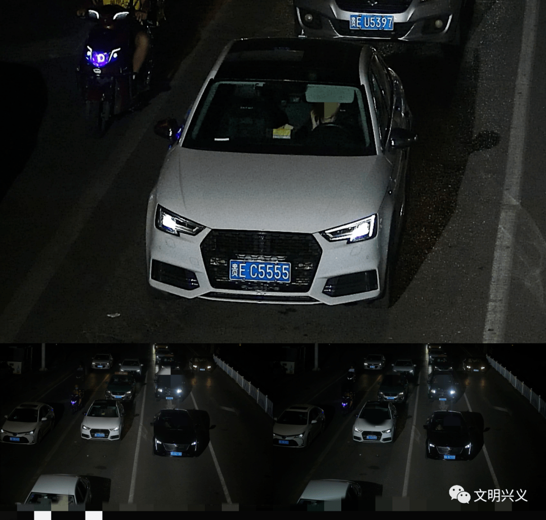 逆行,闯红灯,不礼让行人…兴义一大波不文明行为被曝光_车牌