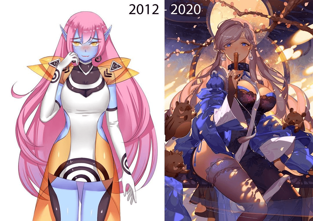 爆料!这些神仙画师原来都是真情侣?!_岩崎