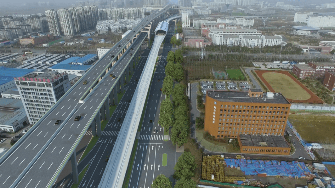 挑灯夜战你关心的文忠路高架加速建设中