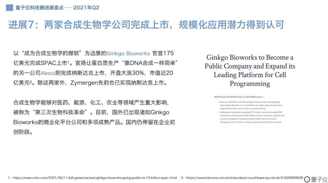 新闻|生物科技或成最大赢家，但不止蛋白质 | Q2科技圈进展盘点