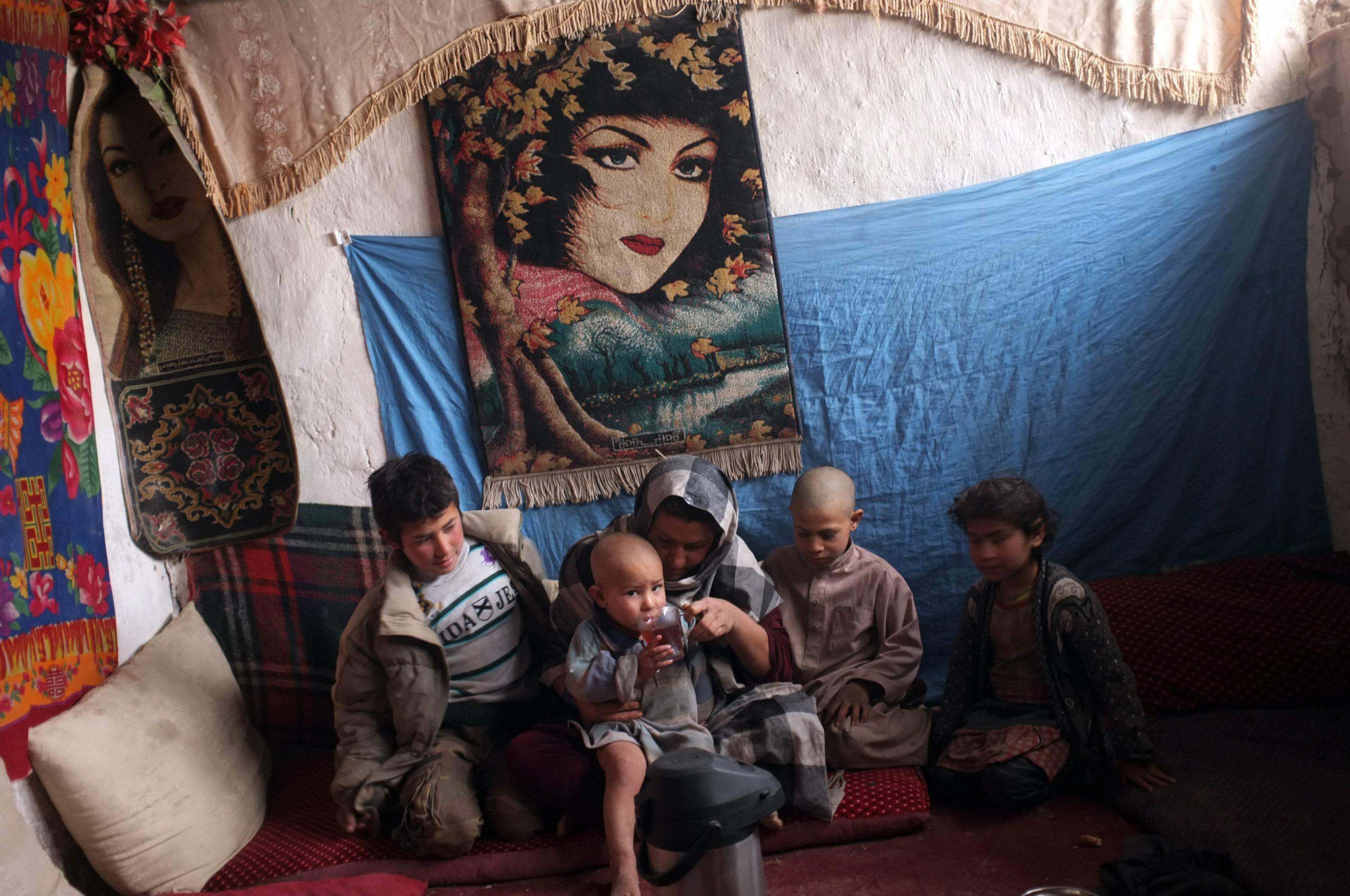 阿富汗难民 中国图片