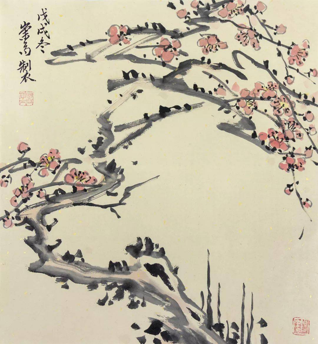 国画梅兰竹菊100幅欣赏!_梅花 国画梅兰竹菊100幅欣赏!_梅花