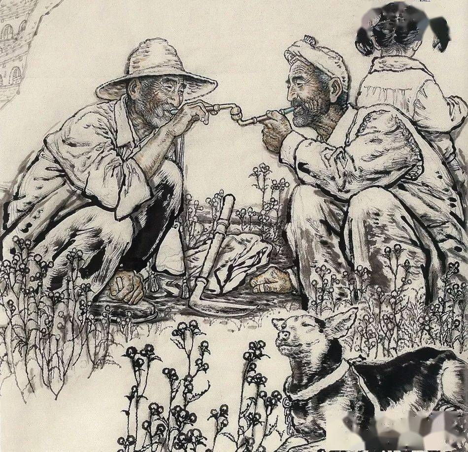 绘不尽的黄土情中国人物画大师刘文西作品附精彩局部