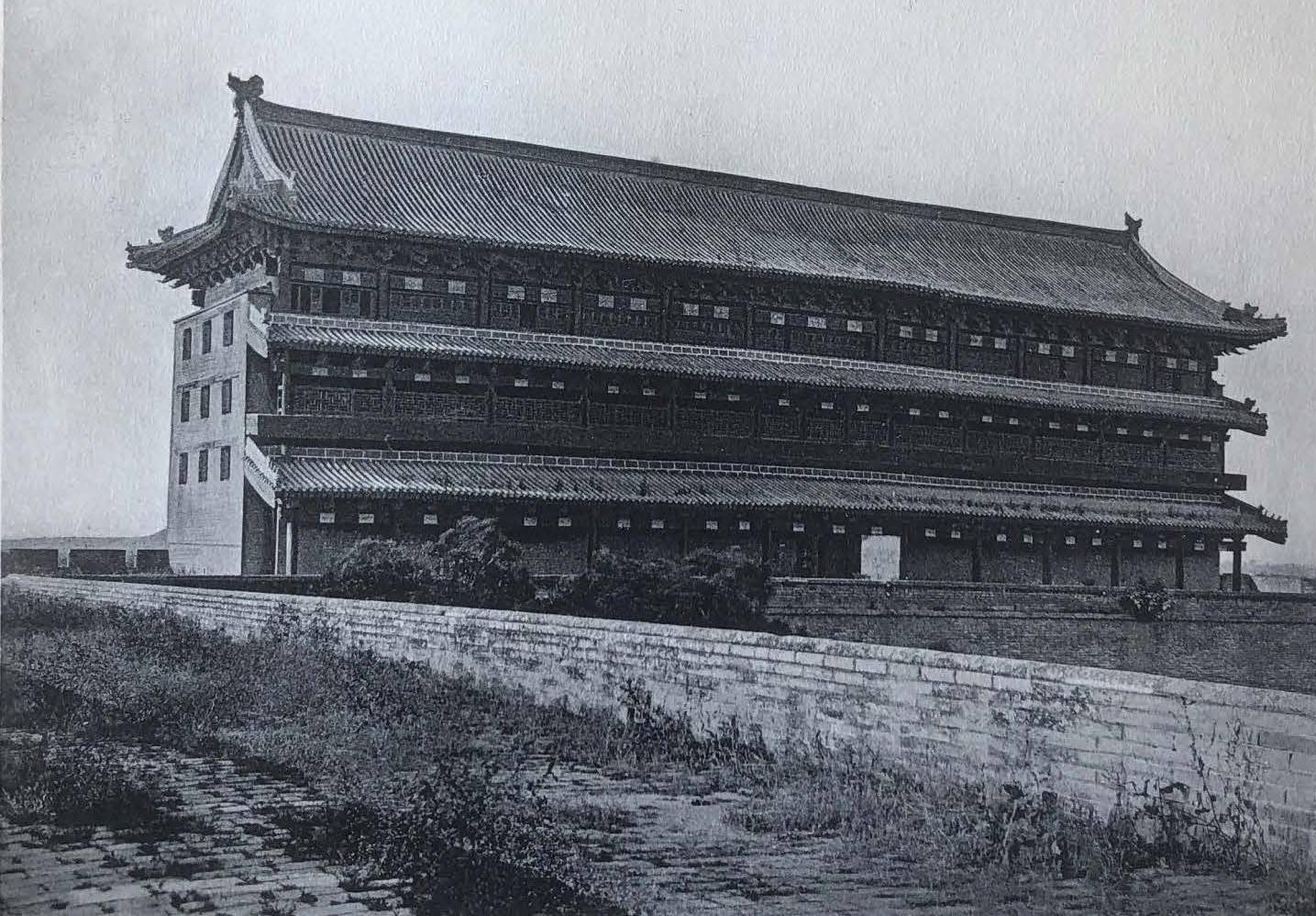 柏石曼清末中国行91908年的西安古城与华山老照片