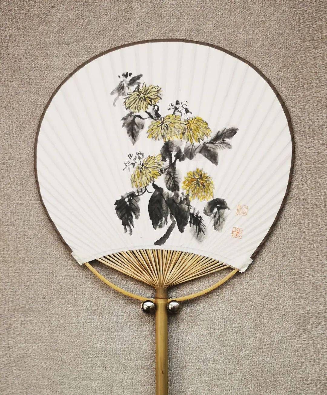 赏析咫尺清凉意杭州佛学院2021书画扇面展一