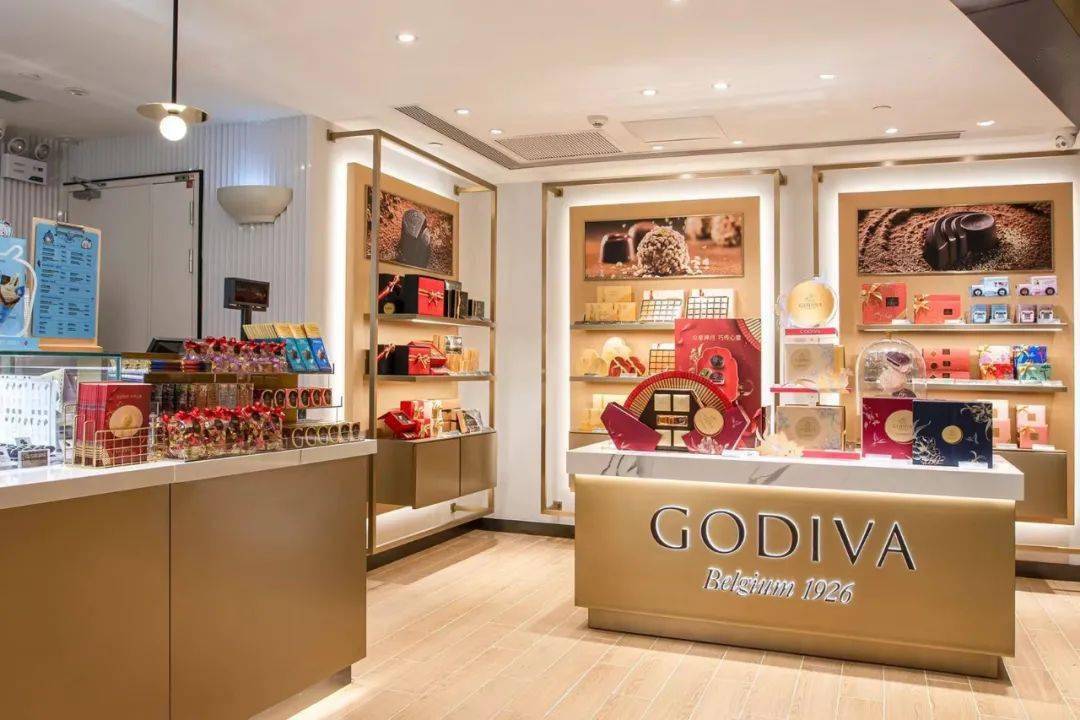 godiva歌帝梵广州太古汇店甜蜜落地godiva