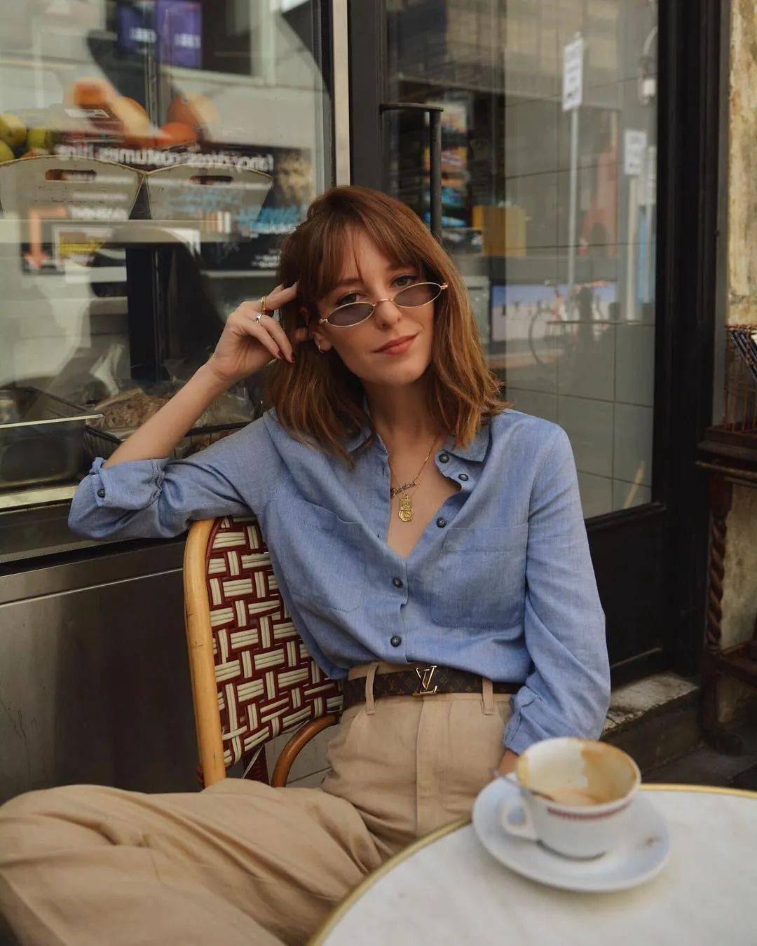 视觉|“衬衫 + 阔腿裤”才是真爱CP呀，夏末初秋就这样穿!