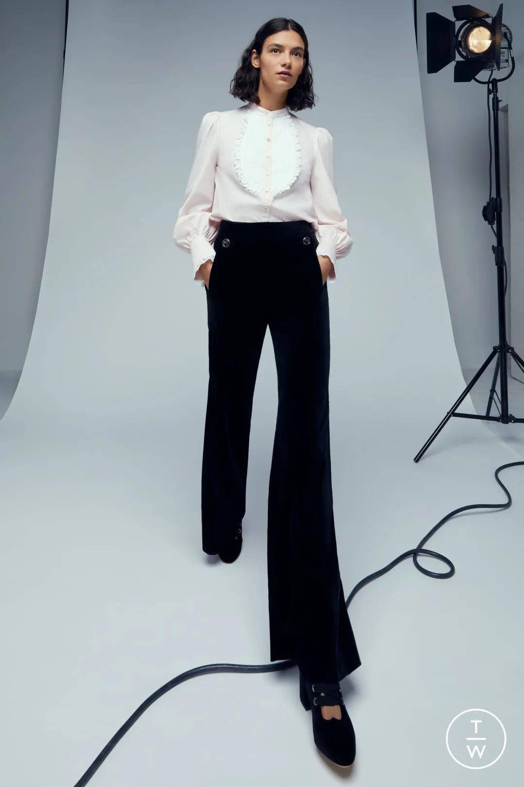 视觉|“衬衫 + 阔腿裤”才是真爱CP呀，夏末初秋就这样穿!