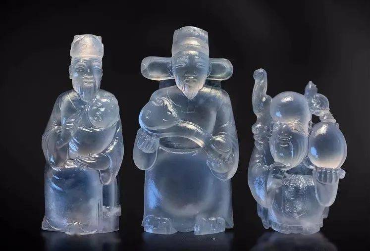 吉运超强的翡翠三星二神福禄寿喜财一样不少