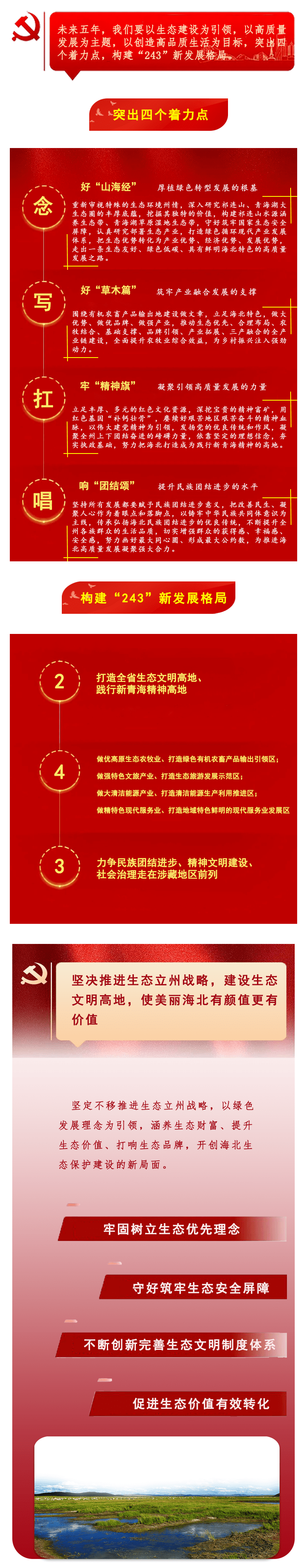 划重点!一图读懂海北州第十三次党代会工作报告