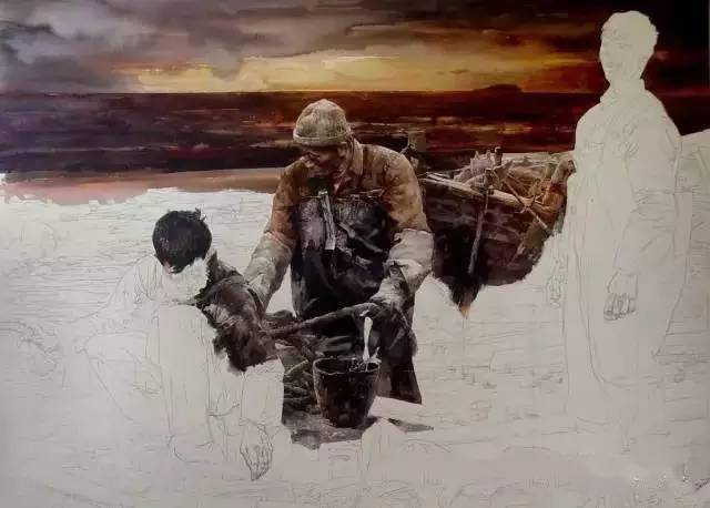 全国美展金奖得主:王绍波水彩画