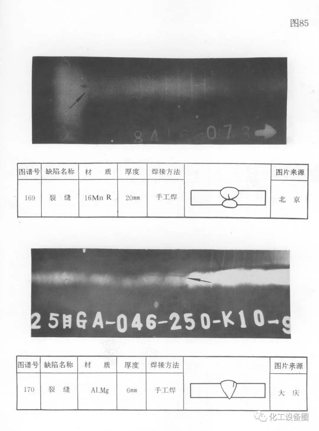 史上最强最全的射线典型缺陷底片图谱