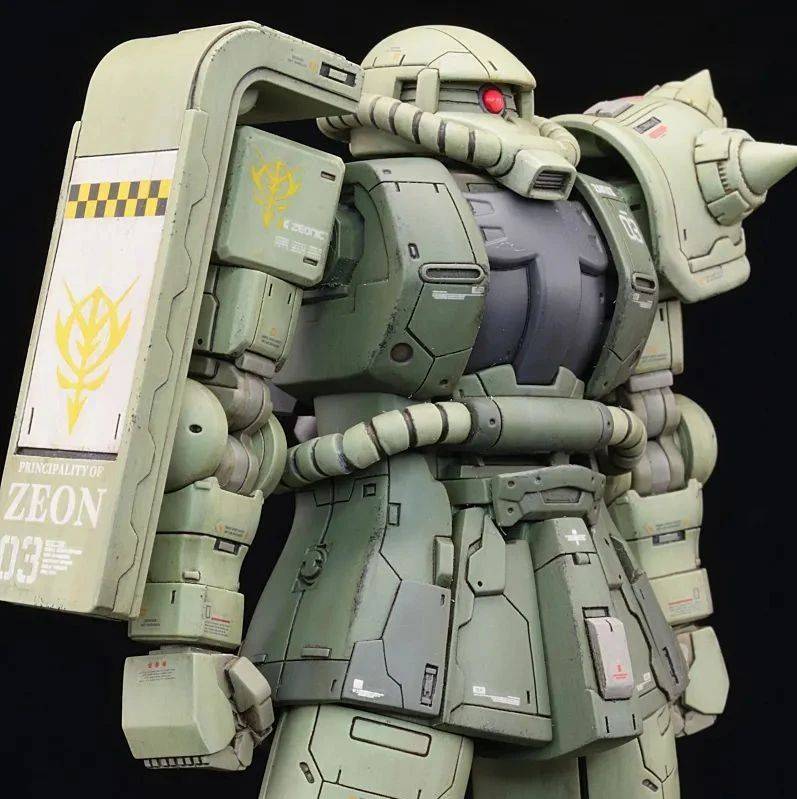 HG GTO扎古2改造,说MG我都信……_机体