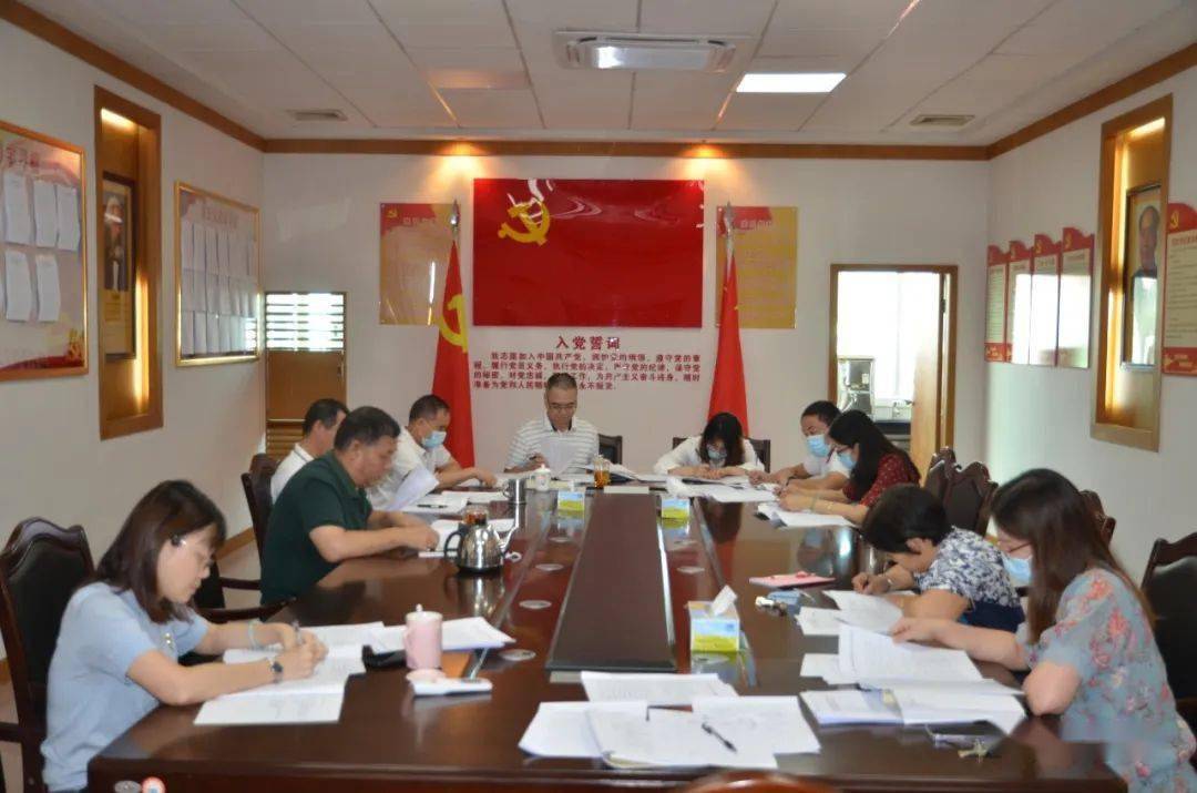 中共清远市委党校第一党支部召开党史学习教育专题组织生活会