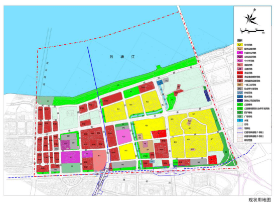 规划滨江区中心单元规划公示未来仅剩两宗共计80亩宅地