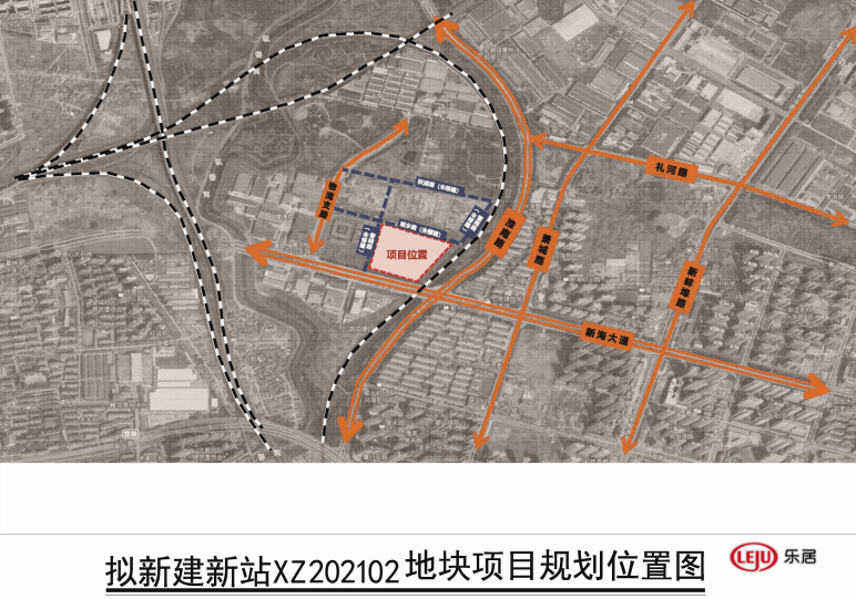 新站高新区xz202102号地块位于新站高新区规划梨乡路以南,春晓路以东