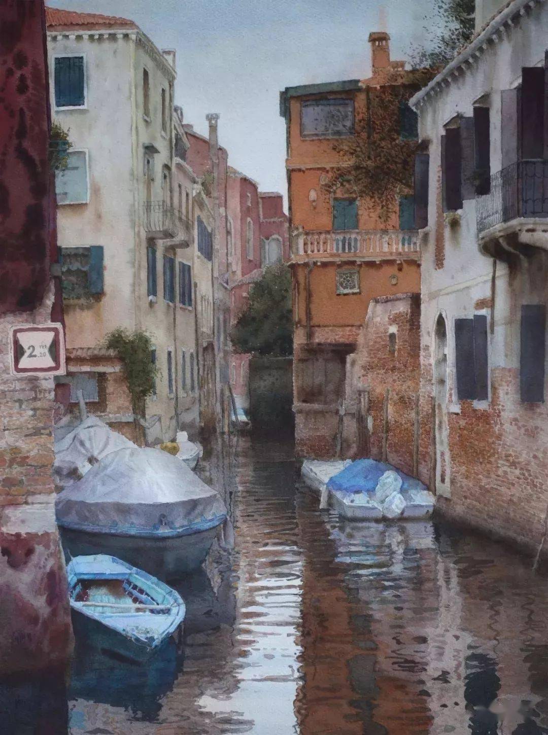 全国美展金奖许海刚水彩