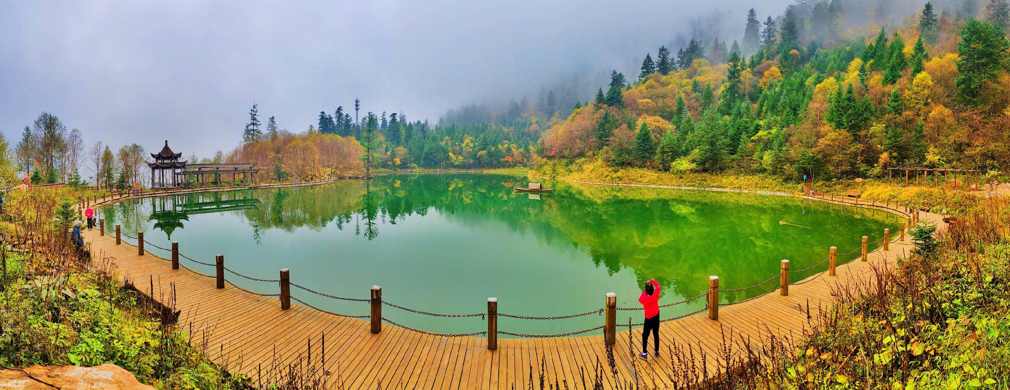 官鹅沟自然风景区图片