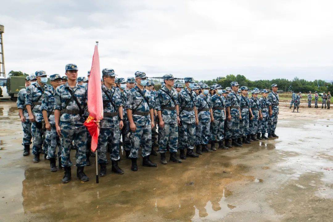 和空军军医大学第一附属医院的三支野战医疗队齐聚空军某卫勤训练基地