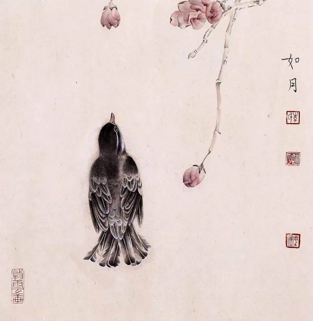 《晴峦萧寺图》◇《花实并丽》◇《清香》高清:3800幅古代绘画图库