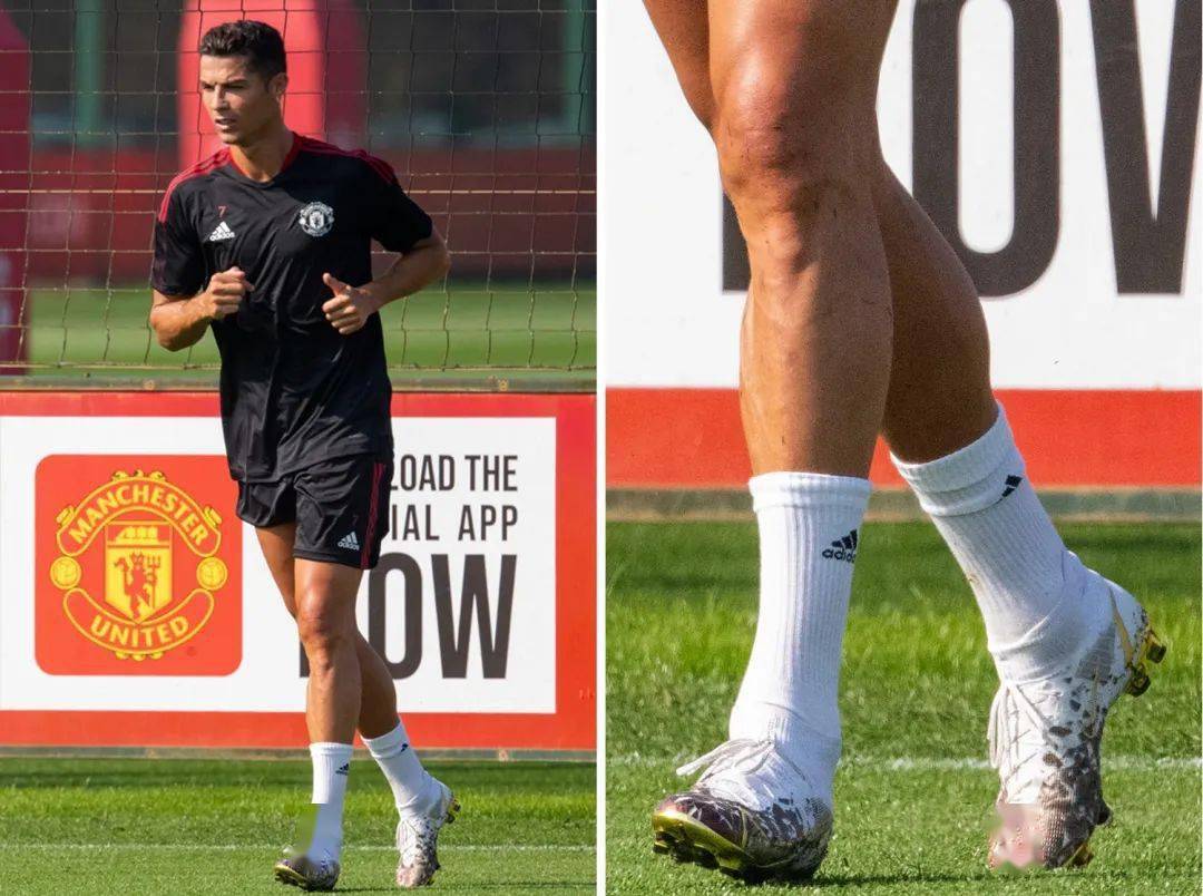 c罗训练上脚nikemercurialsuperflycr110足球鞋