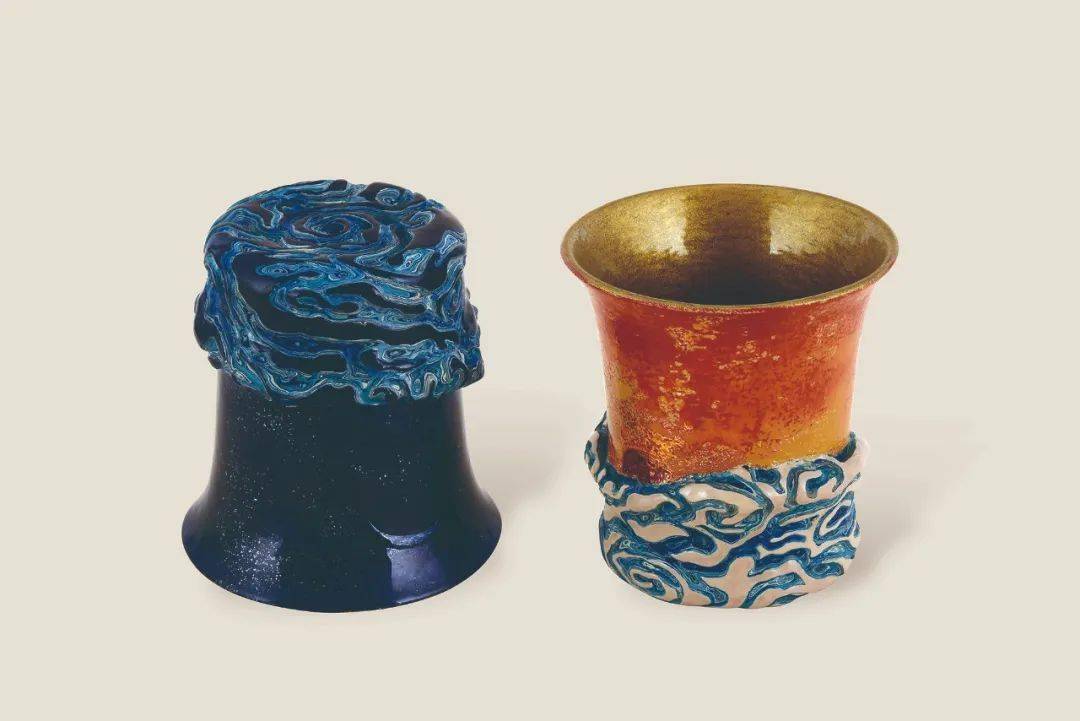 林芊劭作品《晨曦与星辰》 图源:福州市脱胎漆器行业协会另一组名为