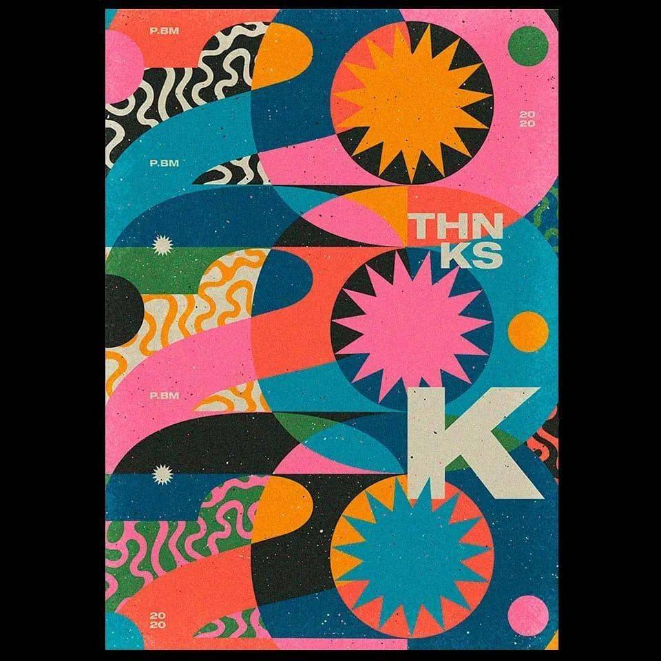 太喜欢这位国外设计师的海报配色插画一流