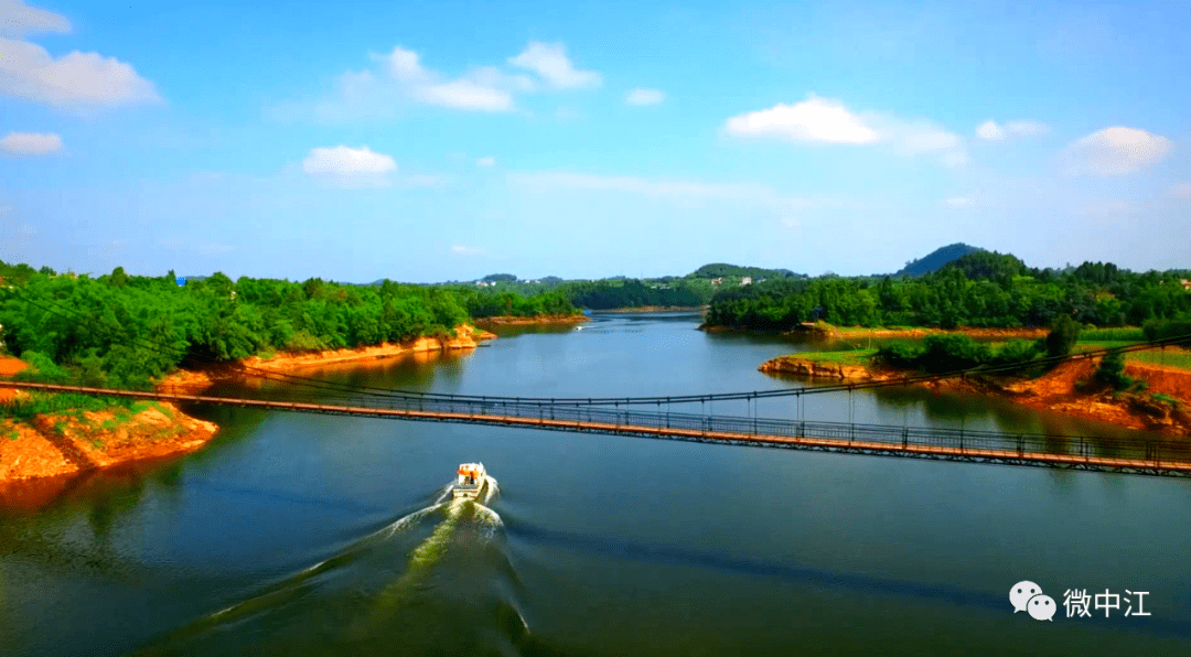 喜迎党代会中国风家乡美中江的故事画卷如此呈现