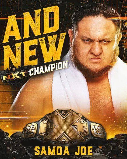 被诅咒的wwe生涯萨摩亚乔再次受伤不得不放弃nxt冠军腰带