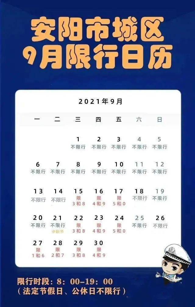恢复限行!安阳交警发布最新通告!_尾号