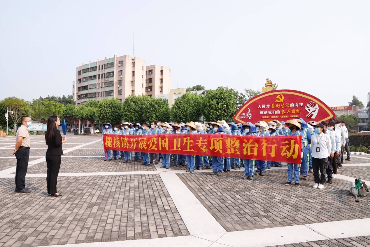 緊盯重點區域解決難點問題欖核鎮開展愛國衛生運動專項整治行動