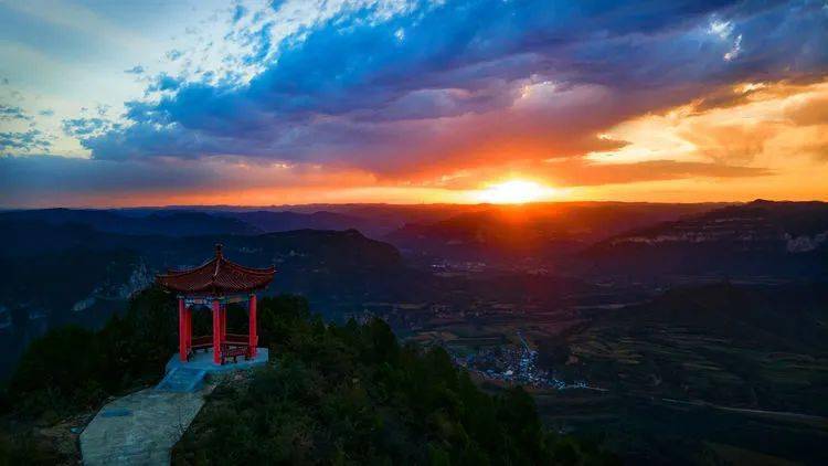 晋城龙门山日出,每一帧都惊艳!