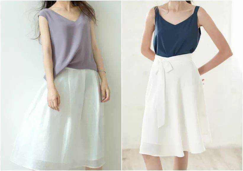 夏天|吊带×半身裙，性感有女人味