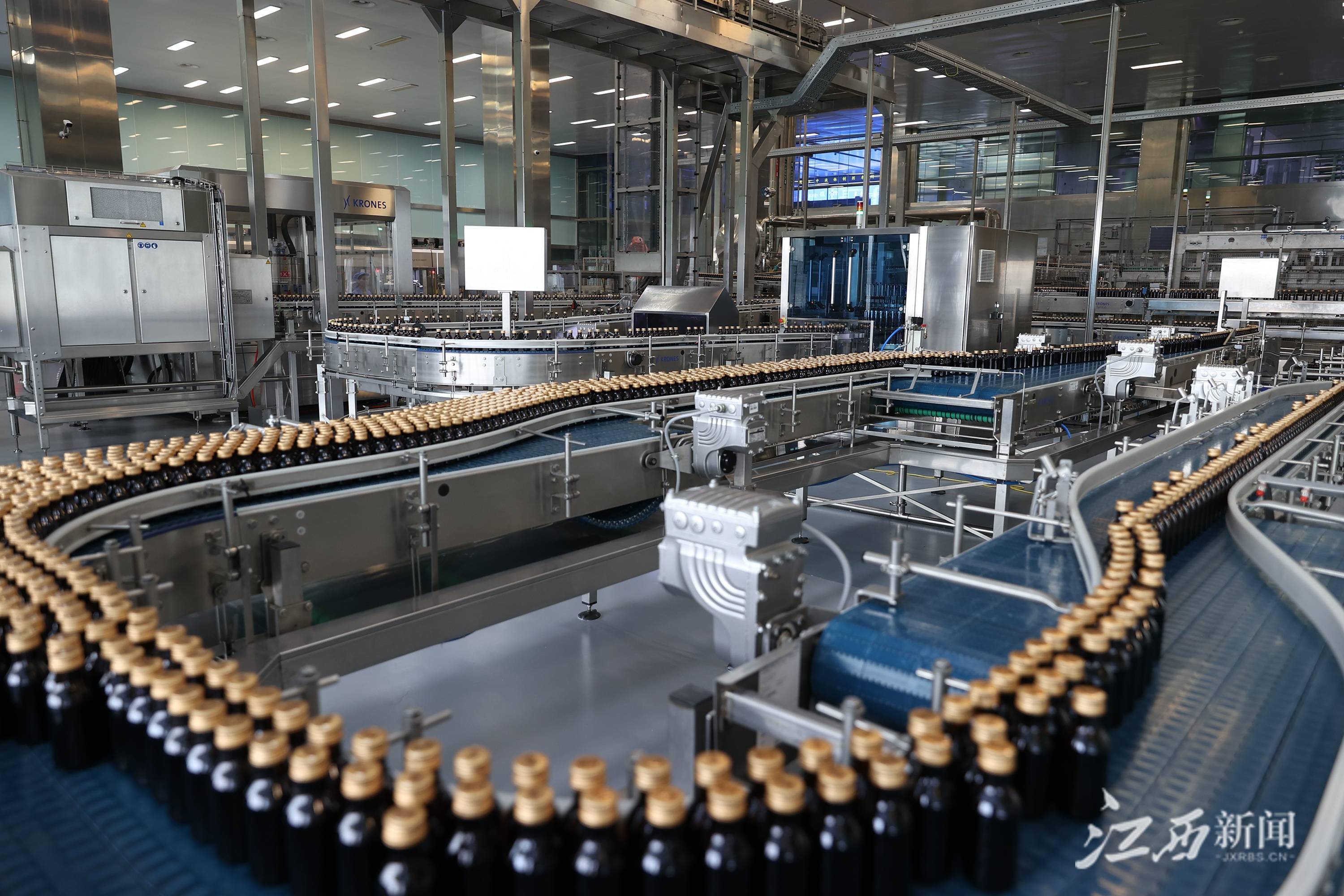 华润江中药谷全机械化生产车间.