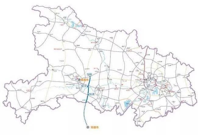 本项目规划起于湖北省当阳市坝陵办事处黄林村,接g42沪蓉高速公路(设