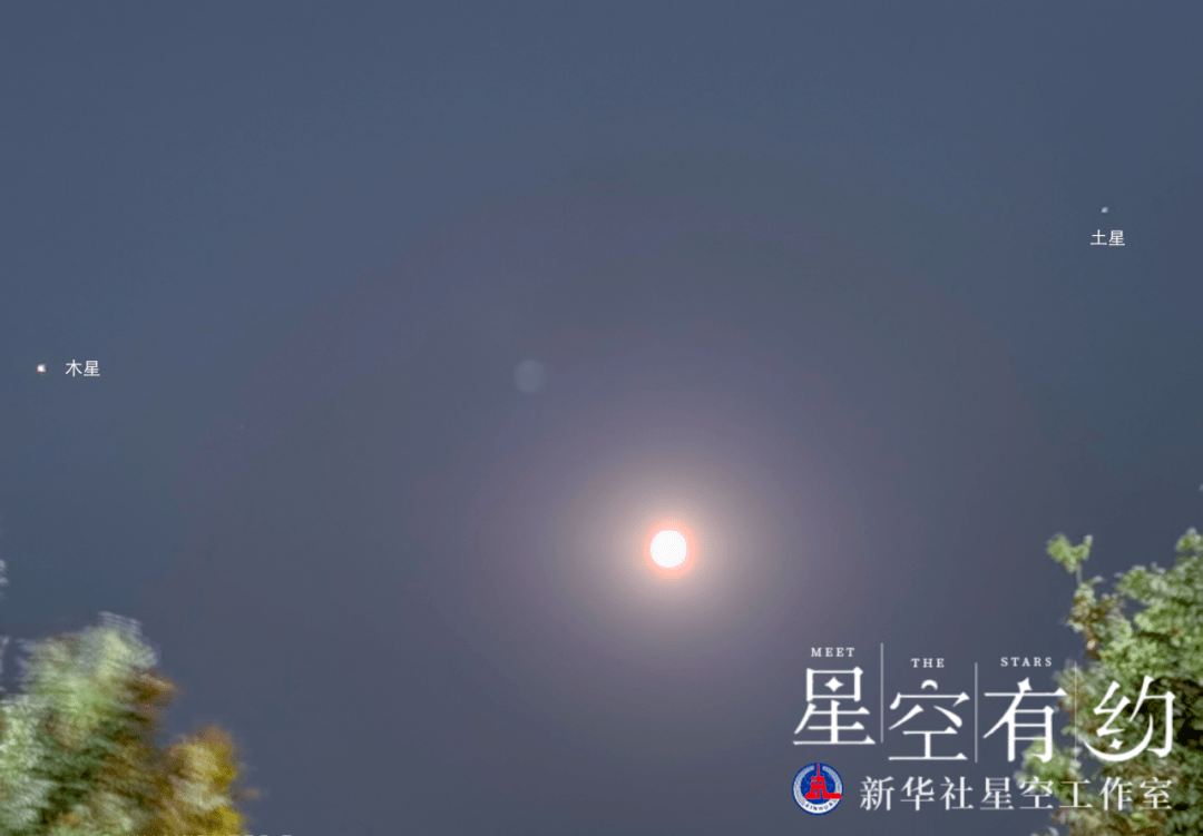 星月|土木双星伴凸月，初秋天宇将奏响“星月交响曲”