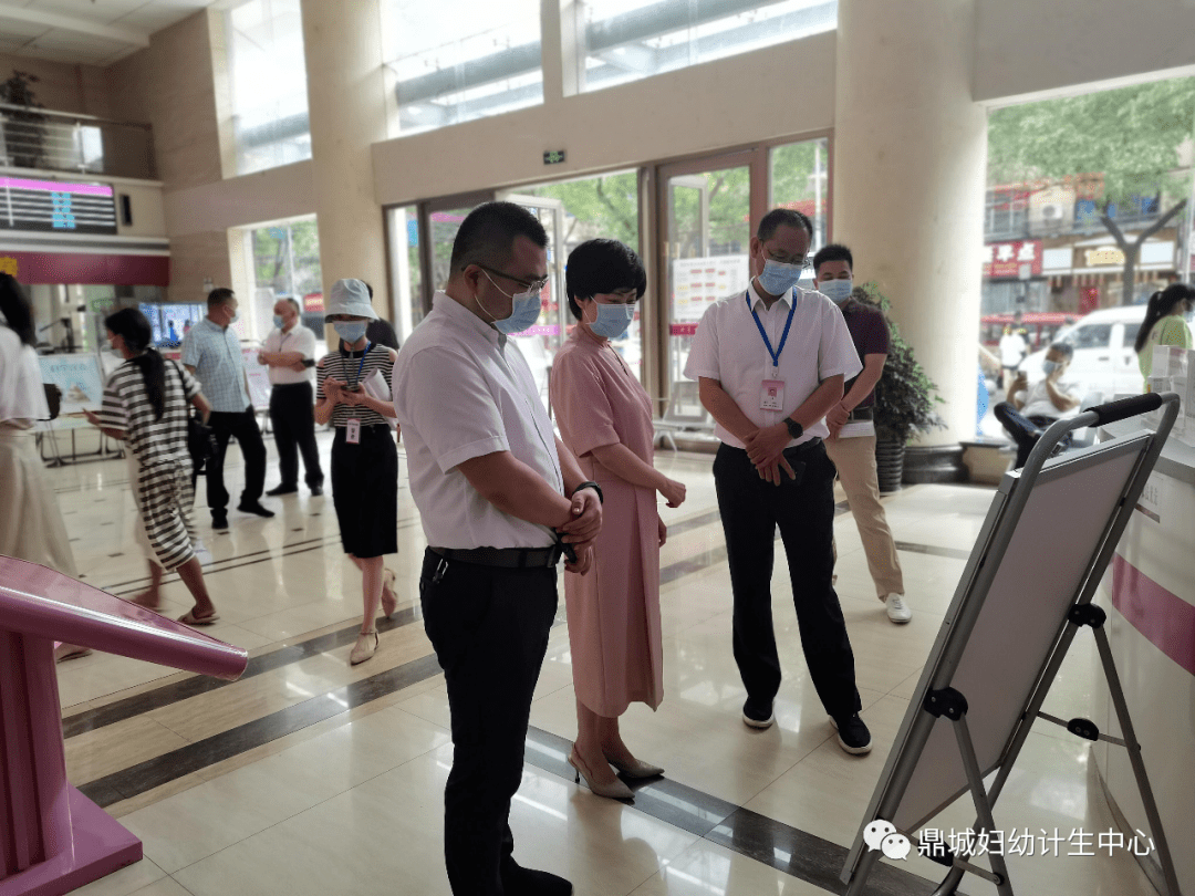 宋雨泓到鼎城妇幼督导检查文明城市创建工作