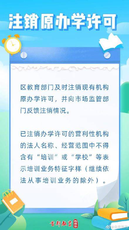 机构|最新发布！北京学科类培训机构年底前完成营转非