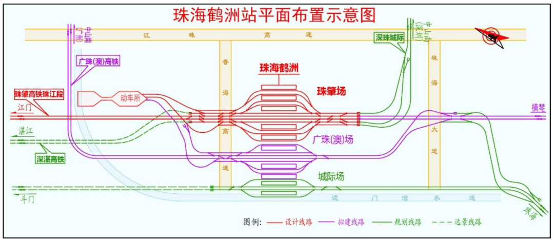 重磅刚刚披露珠海高铁枢纽超牛