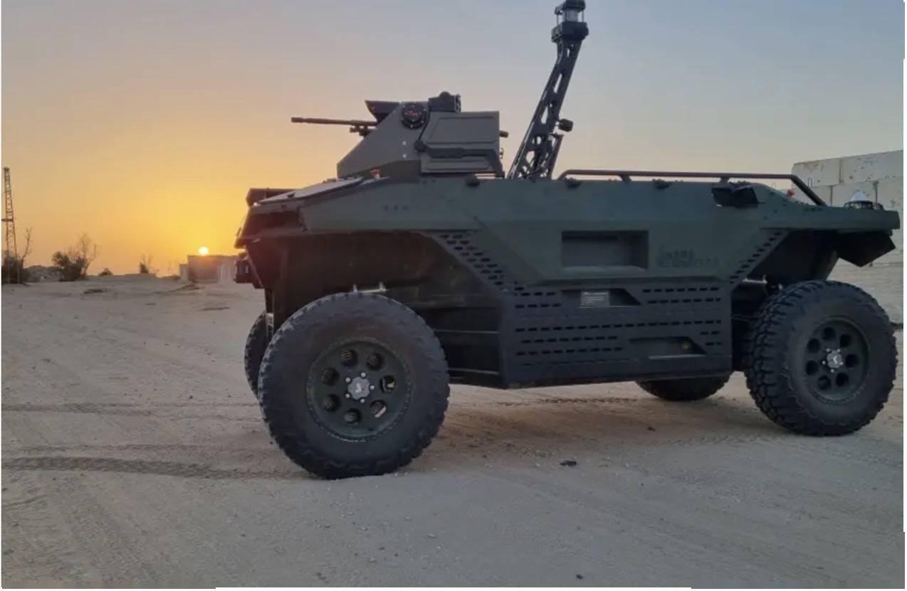 机器人|以色列军工企业推出无人装甲车：能巡逻、收集情报、开火
