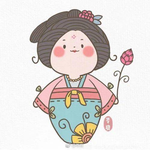 琳琅不同朝代的q版古风人物齐聚你喜欢吗